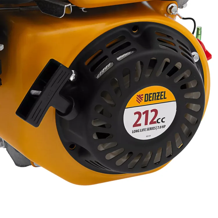 Двигатель бензиновый Denzel RX-17K, 7 л.с., 212 см3, горизонтальный вал шпонка 19 мм 95101 купить в Урае