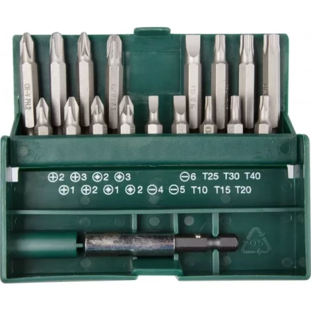 Набор бит &quot;EXPERT&quot;, KRAFTOOL 26131-H18, с магнитным адаптером в бит-боксе, 18 предметов 26131-H18 купить в Урае