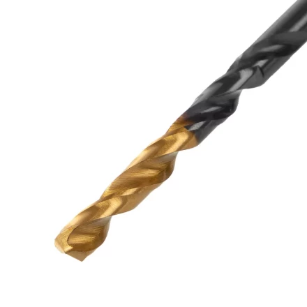 Сверло по металлу, 4 мм, HSS-Tin, Golden Tip, 10 шт. Denzel 717209 купить в Урае