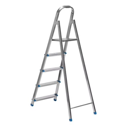 Стремянка Сибртех 97837, 5 ступеней, стальная, оцинкованная купить в Урае