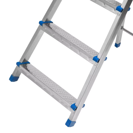 Стремянка Сибртех 97837, 5 ступеней, стальная, оцинкованная купить в Урае