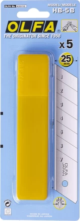 Лезвие OLFA сегментированное, 25х126х0,7мм, 5шт OL-HB-5B купить в Урае