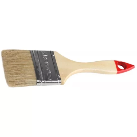 Кисть плоская STAYER &quot;UNIVERSAL-STANDARD&quot;, светлая натуральная щетина, деревянная ручка, 63мм 0101-063 купить в Урае