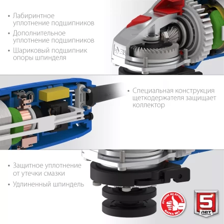 Машина углошлифовальная компактная УШМ-П115-750 серия ПРОФЕССИОНАЛ купить в Урае