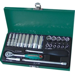 Набор головок торцевых 1/4"DR 4-13мм 25предметов Jonnesway S04Н2125S 47199