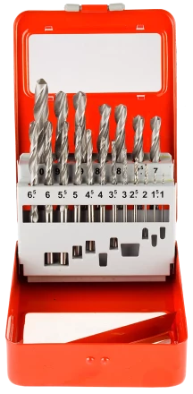 Наборы сверл по металлу Р6М5 точность В серия МАСТЕР купить в Урае