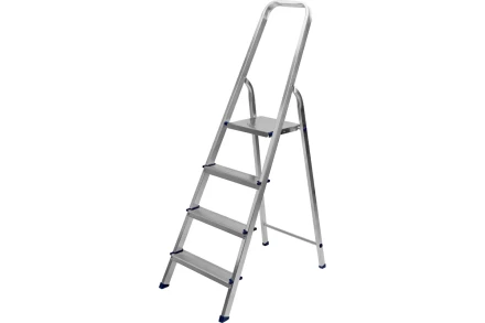 Стремянка 4 ступени алюминиевая СИБРТЕХ 97714 купить в Урае