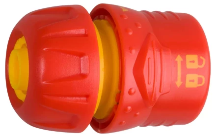 Соединитель GRINDA пластмассовый с запирающим механизмом, 3/4&quot; 8-426328 купить в Урае