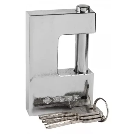 Замок ЗУБР &quot;ЭКСПЕРТ&quot; навесной, стальной корпус, П-образная форма, 90мм 37281-90 купить в Урае