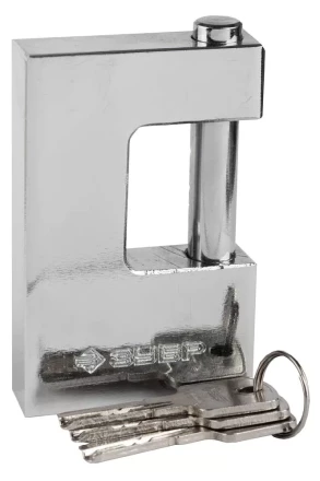 Замок ЗУБР &quot;ЭКСПЕРТ&quot; навесной, стальной корпус, П-образная форма, 90мм 37281-90 купить в Урае