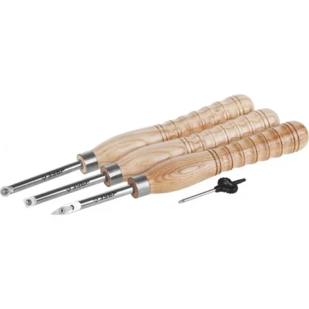 Набор ЗУБР &quot;ЭКСПЕРТ&quot;: Токарные резцы по дереву,&quot;Ромб&quot;,&quot;Квадрат&quot;,&quot;Круг&quot;,твердосплав наконеч из карбида W, 100*340мм, 3шт 18371-H3 купить в Урае