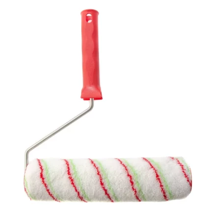 Валик &quot;Эмали&quot;, 250 мм, ворс 12 мм, D - 48 мм, D ручки - 6 мм, полиамид, полиакрил Сибртех 80197 купить в Урае