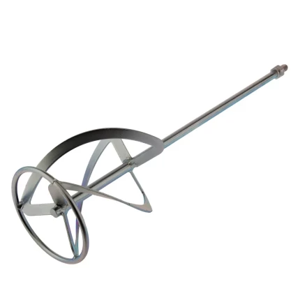 Насадка для миксера Сибртех, для тяжелых растворов, 140 х 590 мм, оцинкованная, хвостовик резьба М14, 848957 купить в Урае