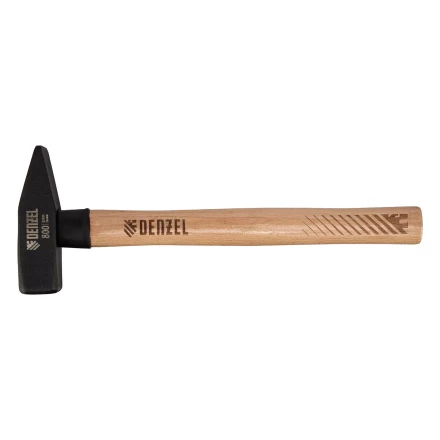 Молоток слесарный, Denzel 800 г, кованый квадратный боек, буковая рукоятка 10435 купить в Урае