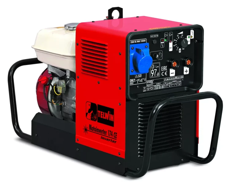 Инверторный сварочный бензогенератор Telwin MOTOINVERTER 174 CE двигатель HONDA купить в Урае