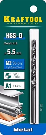 Сверла по металлу HSS-G Оберон 29651-5.5 купить в Урае