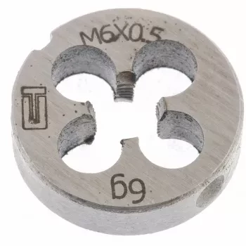 Плашка М6 х 0,5 мм  СИБРТЕХ 77015 купить в Урае