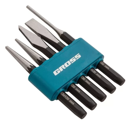Набор инструментов 115 предметов, 120 зубьев, CrV, 1/4&quot;, 1/2&quot; Gross 14152 купить в Урае
