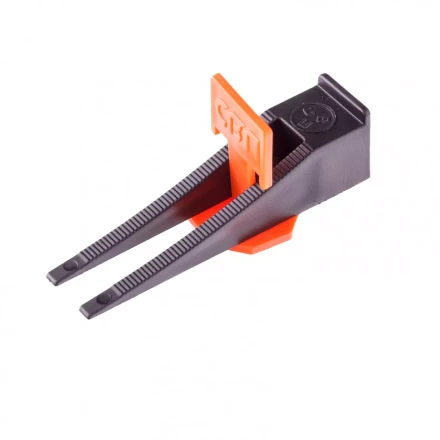 Система выравнивания плитки СВП - комплект: зажим + клин 250/250 шт Сибртех 88075 купить в Урае