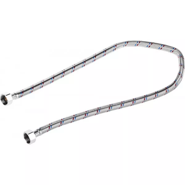 Подводка гибкая STAYER для воды, оплетка из нержавеющей стали, г/г 1/2" - 0,8м 51015-G/G-080 купить в Урае