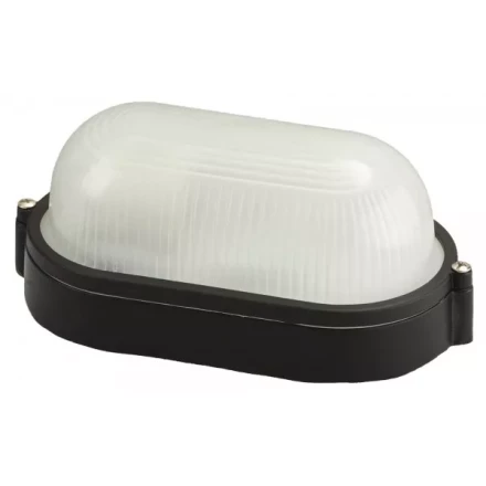 Светильник уличный СВЕТОЗАР влагозащищенный, овал, цвет черный, 60Вт SV-57201-B купить в Урае