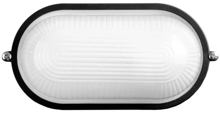 Светильник уличный СВЕТОЗАР влагозащищенный, овал, цвет черный, 60Вт SV-57201-B купить в Урае