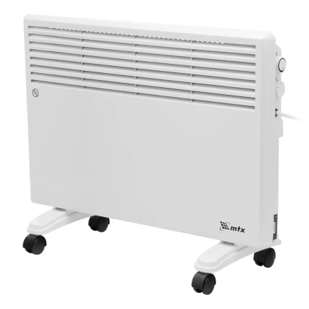 Конвектор электрический CH-1500, 1500 Вт, X-образный нагреватель, термостат, колеса // MTX 98106 купить в Урае