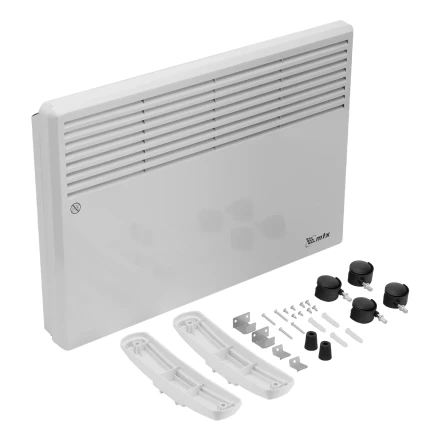 Конвектор электрический CH-1500, 1500 Вт, X-образный нагреватель, термостат, колеса // MTX 98106 купить в Урае