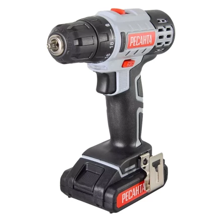 Дрель-шуруповерт аккумуляторная Ресанта ДА-50Л2-18А 75/14/9 купить в Урае