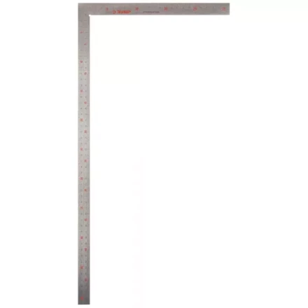 Угольник ЗУБР &quot;ЭКСПЕРТ&quot; столярный нерж. сталь, шкала: шаг 1 мм, гравированная, 500 х 250 мм 34350-50 купить в Урае