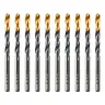 Сверло по металлу Denzel, 6 мм, HSS-Tin, Golden Tip, 10 шт. 717215 купить в Урае