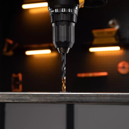 Сверло по металлу Denzel, 6 мм, HSS-Tin, Golden Tip, 10 шт. 717215 купить в Урае