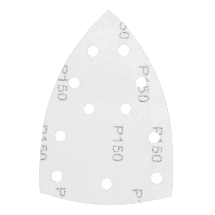 Треугольник абразивный на ворc. подложке под &quot;липучку&quot;, перф., P 150, 150х150х100 мм, 5 шт. Denzel 738637 купить в Урае