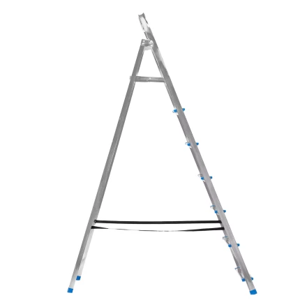 Стремянка Сибртех 97839, 7 ступеней, стальная, оцинкованная купить в Урае