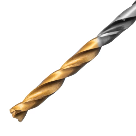 Сверло спиральное по металлу Denzel 3 x 61мм, Р6М5, Golden Tip, многогранная заточка, 2шт., 718268 купить в Урае