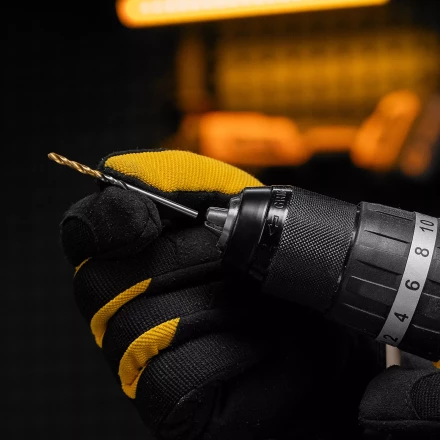 Сверло спиральное по металлу Denzel 3 x 61мм, Р6М5, Golden Tip, многогранная заточка, 2шт., 718268 купить в Урае