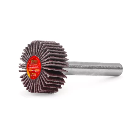 Круг MESSER шлифовальный лепестковый с оправкой (на шпильке) 22х10х6  #80 купить в Урае