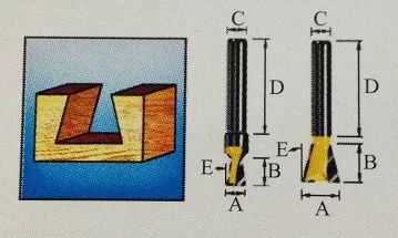 Фреза &quot;ласточкин хвост&quot; , Makita D-10920 купить в Урае