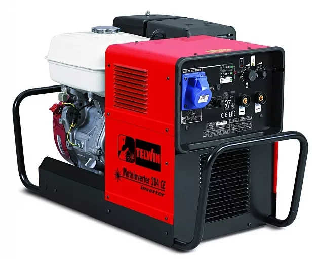 Инверторный сварочный бензогенератор Telwin MOTOINVERTER 204 CE двигатель HONDA купить в Урае