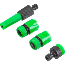 Набор поливочный РОСТОК: Наконечник, 2 соединителя 3/4", адаптер внешний 427263