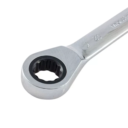 Ключ накидной трещоточный, 10 х 12 мм, CrV, зеркальный хром Matrix 14498 купить в Урае