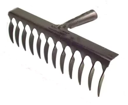 Грабли 12-зубые 320 мм без черенка витые  СИБРТЕХ Россия 61740 купить в Урае