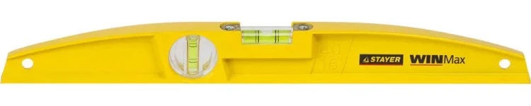 Уровень STAYER "PROFI" WINMax литой усиленный, 2 цельные противоудар ампулы, фрезерован базовая поверхность, 40см 34713-040_z01 купить в Урае