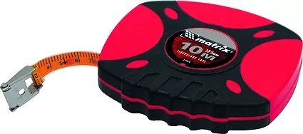 Рулетка геодезическая 30 м х 12,5 мм MATRIX лента ПВХ в закрытом двухкомпонентном корпусе 312195 купить в Урае