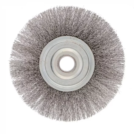 Щетка для УШМ 175 мм посадка 22,2 мм плоская витая проволока Сибртех 746667 купить в Урае