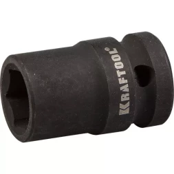 Торцовая головка KRAFTOOL "INDUSTRIE QUALITAT" ударная (1/2"), FLANK, Cr-Mo, фосфатированная, 14 мм 27940-14_z01