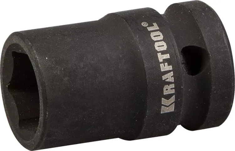 Торцовая головка KRAFTOOL "INDUSTRIE QUALITAT" ударная (1/2"), FLANK, Cr-Mo, фосфатированная, 14 мм 27940-14_z01 купить в Урае