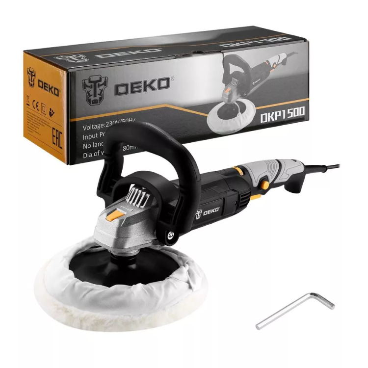 Шлифмашина полировальная DEKO DKP1500, 063-4184 купить в Урае