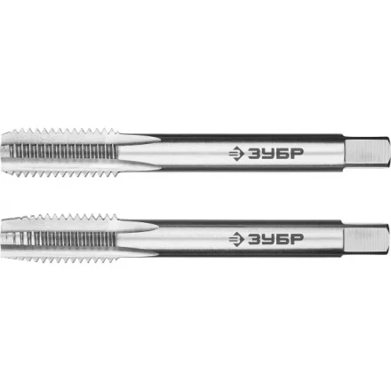 Метчики ЗУБР &quot;ЭКСПЕРТ&quot; машинно-ручные, комплектные для нарезания метрической резьбы в сквозных отверстиях, М10х1,5, 2шт 4-28007-10-1.5-H2 купить в Урае