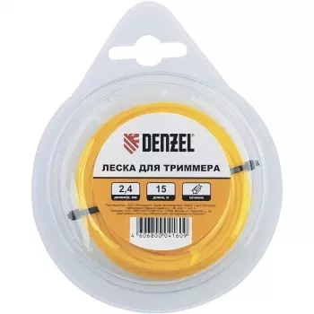 Леска для триммера круглая 3 мм х 10м блистер Denzel Россия 96148 купить в Урае